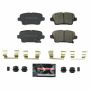 PowerStop Z23-2189 PowerStop - Z23 Daily Driver Carbon-Fiber Ceramic Brake Pads with Hardware Kit