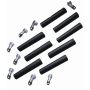Taylor Cable 46003 Straight Spark Plug Boot & Terminal Kit - Black