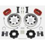 Wilwood 140-14233-DR Forged Dynalite Front Hat Kit 12.19in Drilled Red 2016-Up Mazda MX5 Miata w/ Lines