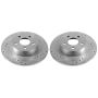 PowerStop EBR1047XPR PowerStop Evolution Performance Drilled, Slotted & Plated Brake Rotor Pair