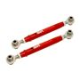 BMR Suspension TR004R BMR 10-15 5th Gen Camaro Rear Adj. Rod Ends Toe Rods - Red
