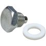 ALLSTAR PERFORMANCE ALL87040 Oil Pan Drain Plug Magnetic 1/2-20