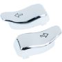 Bikers Choice 483317 14-Up FLHR FLTR Chrome Turn Signal Switch Extensions Pr