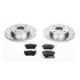 PowerStop K407 Z23 Daily Driver Carbon-Fiber Ceramic Brake Pad and Drilled & Slotted Rotor Kit