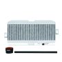 Mishimoto Subaru 08-15 WRX STi Top-Mount Intercooler Kit - Powder Coated Silver & Black Hoses