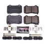 PowerStop Z23-1053 PowerStop - Z23 Daily Driver Carbon-Fiber Ceramic Brake Pads with Hardware Kit