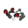 Innovative 88-91 Civic B-Series Black Steel Mounts 95A Bushings (Cable to Hydro Conversion)