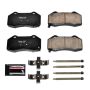 PowerStop Z23-1379 PowerStop - Z23 Daily Driver Carbon-Fiber Ceramic Brake Pads with Hardware Kit
