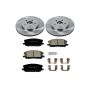 PowerStop KOE196 OE Stock Replacement Low-Dust Ceramic Brake Pad and Rotor Kit