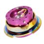 NRG SRK-280PP-MC Quick Release Gen 2.8 - Purple Body / Neochrome Ring