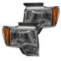 Oracle Lighting 7187-335 2009-2014 Ford F-150 Pre-Assembled LED Halo Headlights - (Chrome Housing)