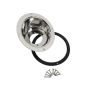 Kentrol 97-06 Jeep Wrangler TJ Gas Filler Neck - Polished Silver