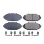PowerStop 17-748 PowerStop - Z17 Low-Dust Ceramic Brake Pads with Hardware