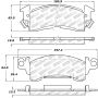 Stoptech 309.00520 Sport Brake Pads w/Shims and Hardware - Front