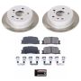 PowerStop SC2418 Semi-Coated Rotor and Low-Dust Ceramic Brake Pad Kit