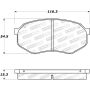 Stoptech 308.03890 Street Brake Pads