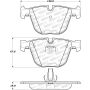 Stoptech 309.09192 10-18 BMW X5 M Sport Performance Rear Brake Pads