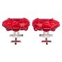 PowerStop S6264 Red Powder Coated Calipers