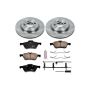 PowerStop KOE5780 OE Stock Replacement Low-Dust Ceramic Brake Pad and Rotor Kit