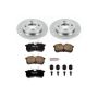 PowerStop KOE1363 OE Stock Replacement Low-Dust Ceramic Brake Pad and Rotor Kit