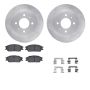Dynamic Friction 6512-03168 Rotor Kit
