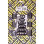 Taylor Cable 42502 V8 Vertical Wire Loom Kit Black 7-8mm