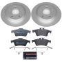 PowerStop ESK4613 Genuine Geomet Coated Rotors, ECE-R90 Brake Pads + Hardware Kit