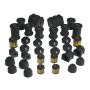 Prothane 8-2015-BL 99-00 Honda Civic Total Kit - Black