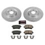 PowerStop K5678 Z23 Daily Driver Carbon-Fiber Ceramic Brake Pad and Drilled & Slotted Rotor Kit