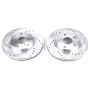 PowerStop JBR714XPR PowerStop Evolution Performance Drilled, Slotted & Plated Brake Rotor Pair
