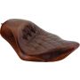 Mustang Motorcycle 76730 Mustang 04-21 Harley Sportster Wide Tripper Solo Seat Diamond Stitch- Distressed Brown