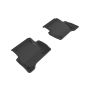 3D MAXpider 2017-2020 Jaguar XE Kagu 2nd Row Floormats - Black
