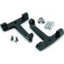 Bikers Choice 488721 93-20 FLH FLT Black Pasanger Floorboard Bracket Replaces H-D 53070-00A