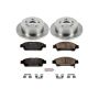 PowerStop KOE5498 OE Stock Replacement Low-Dust Ceramic Brake Pad and Rotor Kit