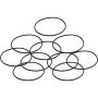 S&S Cycle 50-8093 2.250in ID x 2.375in OD Nitron O-Ring - 10 Pack