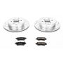 PowerStop K147 Z23 Daily Driver Carbon-Fiber Ceramic Brake Pad and Drilled & Slotted Rotor Kit