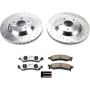 PowerStop K4913-26 Z26 Street Performance Ceramic Brake Pad and Drilled & Slotted Rotor Kit