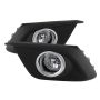 SPYDER 5077776 Fog Light w/Switch - Clear