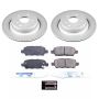 PowerStop CRK9062 Genuine Geomet Coated Rotor and Low-Dust Ceramic Brake Pad Kit