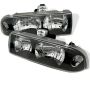SPYDER 5012425 Crystal Headlights - Black
