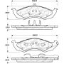 Stoptech 308.04170 Street Brake Pads