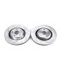 PowerStop JBR1390XPR PowerStop Evolution Performance Drilled, Slotted & Plated Brake Rotor Pair