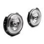 Raxiom 07-18 Jeep Wrangler JK LED Halo Headlights- Chrome Housing (Clear Lens)