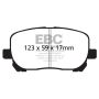 EBC Brakes DP31637C Redstuff Ceramic Low Dust Brake Pads