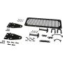 Kentrol 78-95 Jeep CJ/Wrangler YJ Hood Kit - Powdercoat Black