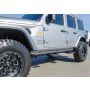 N-Fab J184RKRS4 RKR Rails 2018 Jeep Wrangler JL 4 Door Dab Length - Gloss Black - 1.75in