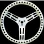 LONGACRE LON52-56835 Steering Wheel 14in Dished Drilled Natural