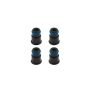 BLOX Racing 11mm Adapter Top (1/2in) w/Viton O-Ring & Retaining Clip (Set of 4)