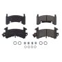 PowerStop 17-154 PowerStop - Z17 Low-Dust Ceramic Brake Pads with Hardware