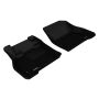 3D MAXpider 2011-2012 Nissan Leaf Kagu 1st Row Floormat - Black